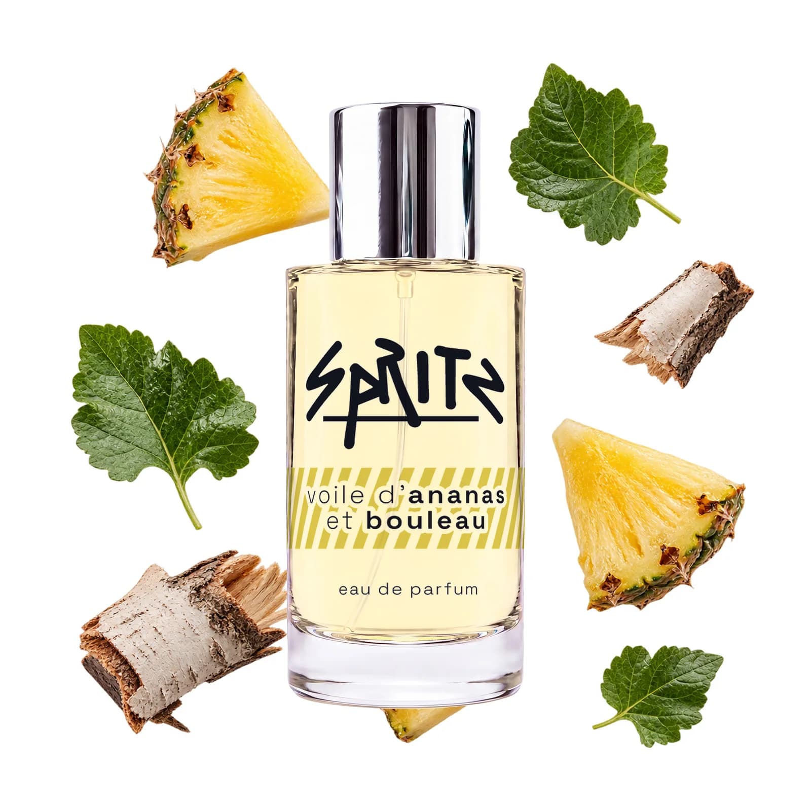 voile d'ananas et bouleau