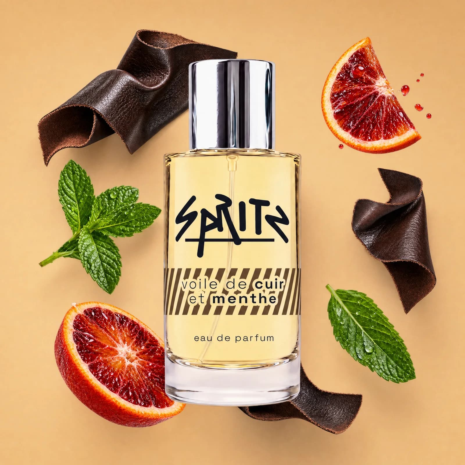 voile de cuir et menthe