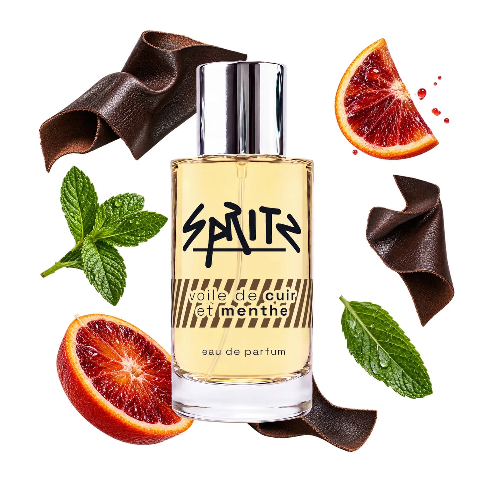 voile de cuir et menthe